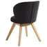STUHL Webstoff Kerneiche vollmassiv Anthrazit, Eichefarben - Eichefarben/Anthrazit, Design, Leder/Holz (55/84/57cm) - Valnatura STUHL Webstoff Kerneiche vollmassiv Anthrazit, Eichefarben - Eichefarben/Anthrazit, Design, Leder/Holz (55/84/57cm) - Valnatura