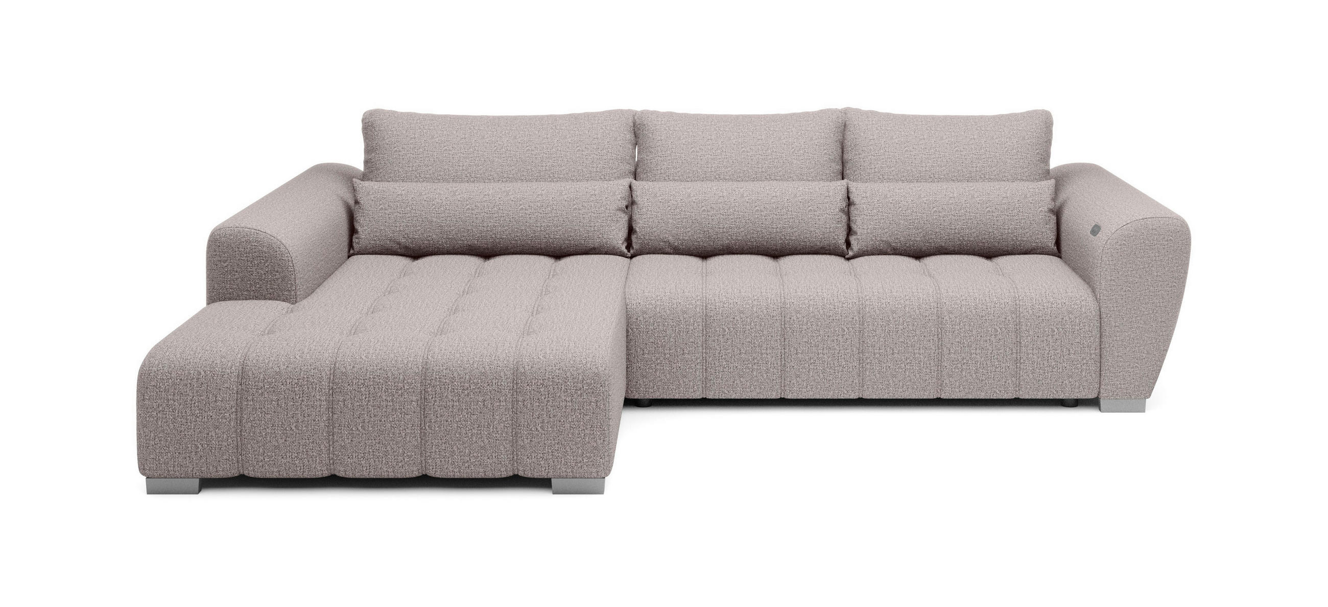 COLTAR CU SEZUT ELECTRIC textil bej  - argintiu/bej, Modern, plastic/textil (218/304cm) - Carryhome