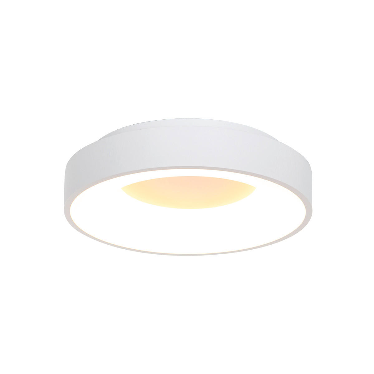 LED-DECKENLEUCHTE Ringlede 38/9 cm   - Weiß, Basics, Kunststoff/Metall (38/9cm)