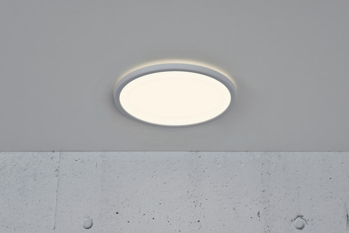 DECKENLEUCHTE Oja 29,4/3,8 cm   - Weiß, Basics, Kunststoff (29,4/3,8cm) - Nordlux