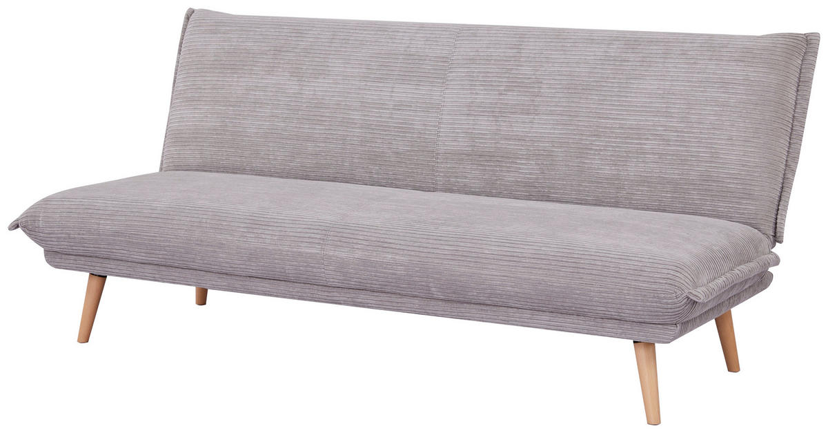 TROSJED NA RAZVLAČENJE tekstil  siva    - siva/prirodne boje, Design, tekstil/drvo (193/86/85cm) - Livetastic