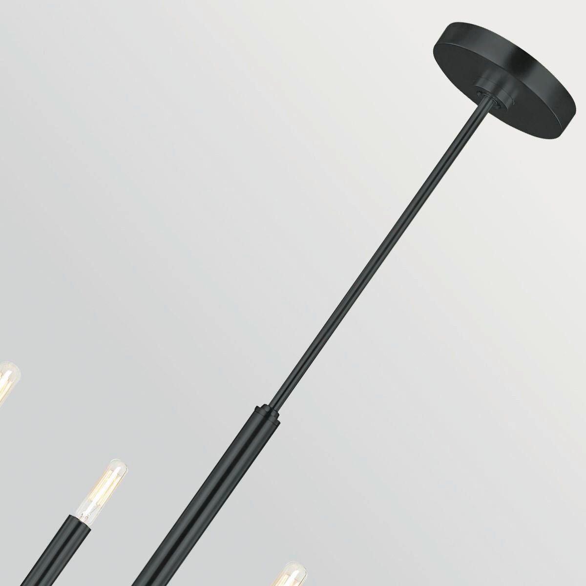 KRONLEUCHTER Generation Lighting (Feiss) 53,1/61 cm  - Schwarz, Design, Textil/Metall (53,1/61cm) - Elstead Lighting