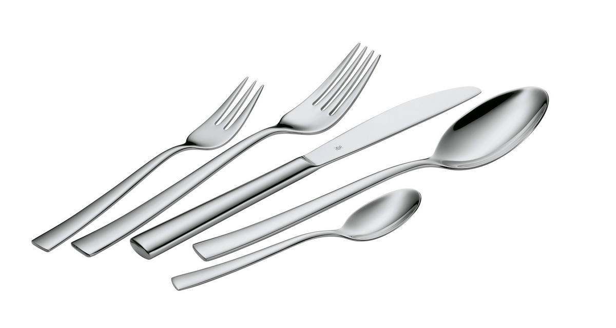 BESTECKSET Philadelphia 60-teilig Edelstahl  - Edelstahlfarben, Basics, Metall - WMF