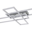 LED-DECKENLEUCHTE 82,5/55/8 cm   - Chromfarben/Silberfarben, Basics, Kunststoff/Metall (82,5/55/8cm) - Novel