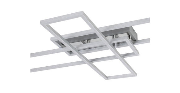 LED-DECKENLEUCHTE 82,5/55/8 cm - Chromfarben/Silberfarben, Basics, Kunststoff/Metall (82,5/55/8cm) - Novel