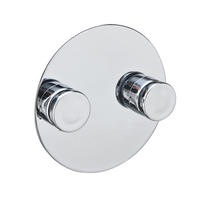 VÄGGKROK  i stålfärgad  - stålfärgad, Design, metall (9,5cm)