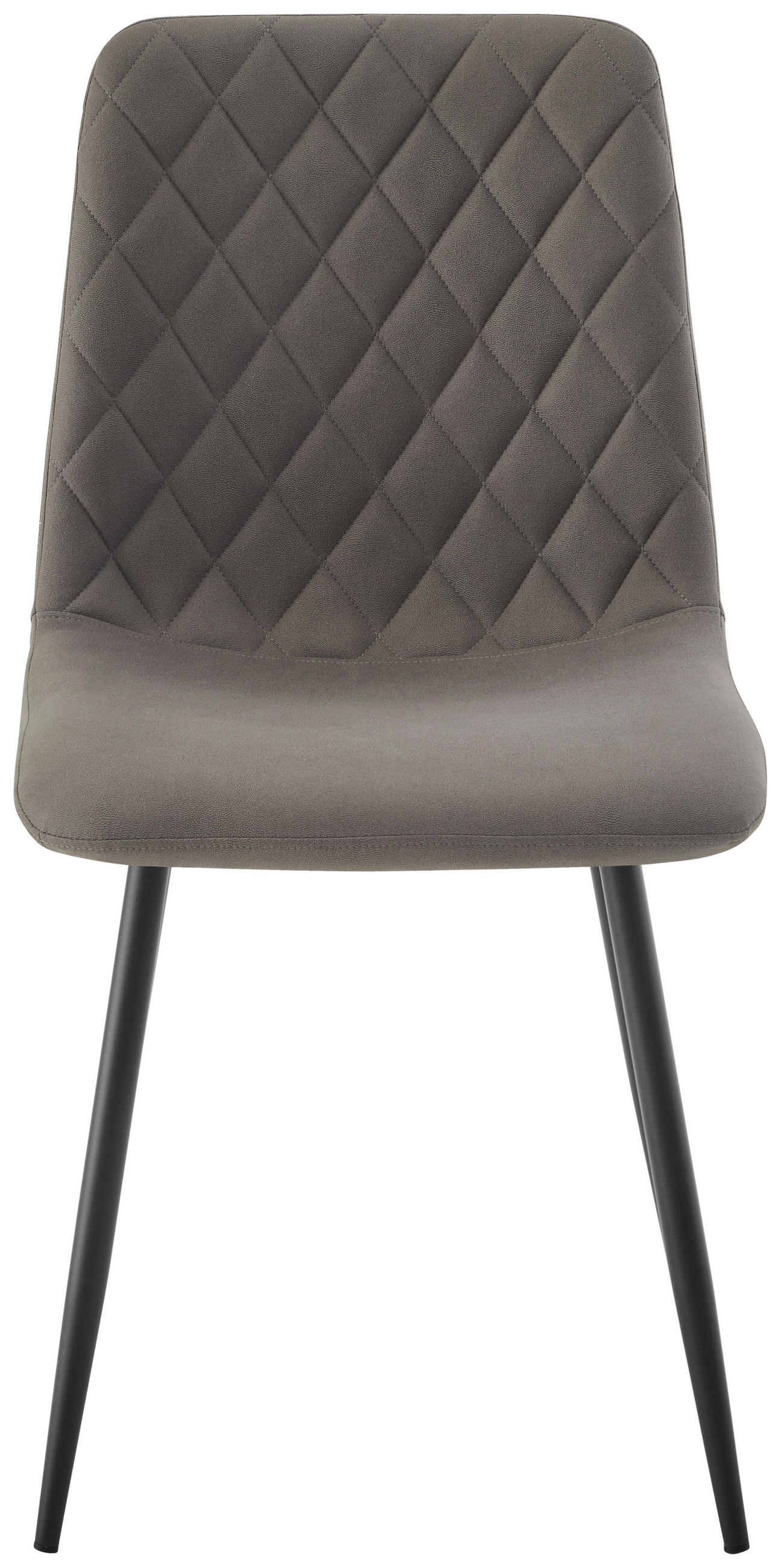 STOL, kovina, tekstil rjava  - črna/rjava, Design, kovina/tekstil (45/87/55,5cm) - Stylife