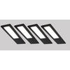 UNTERBAULEUCHTEN-SET 6/0,5/19 cm   - Schwarz, Basics, Metall (6/0,5/19cm)