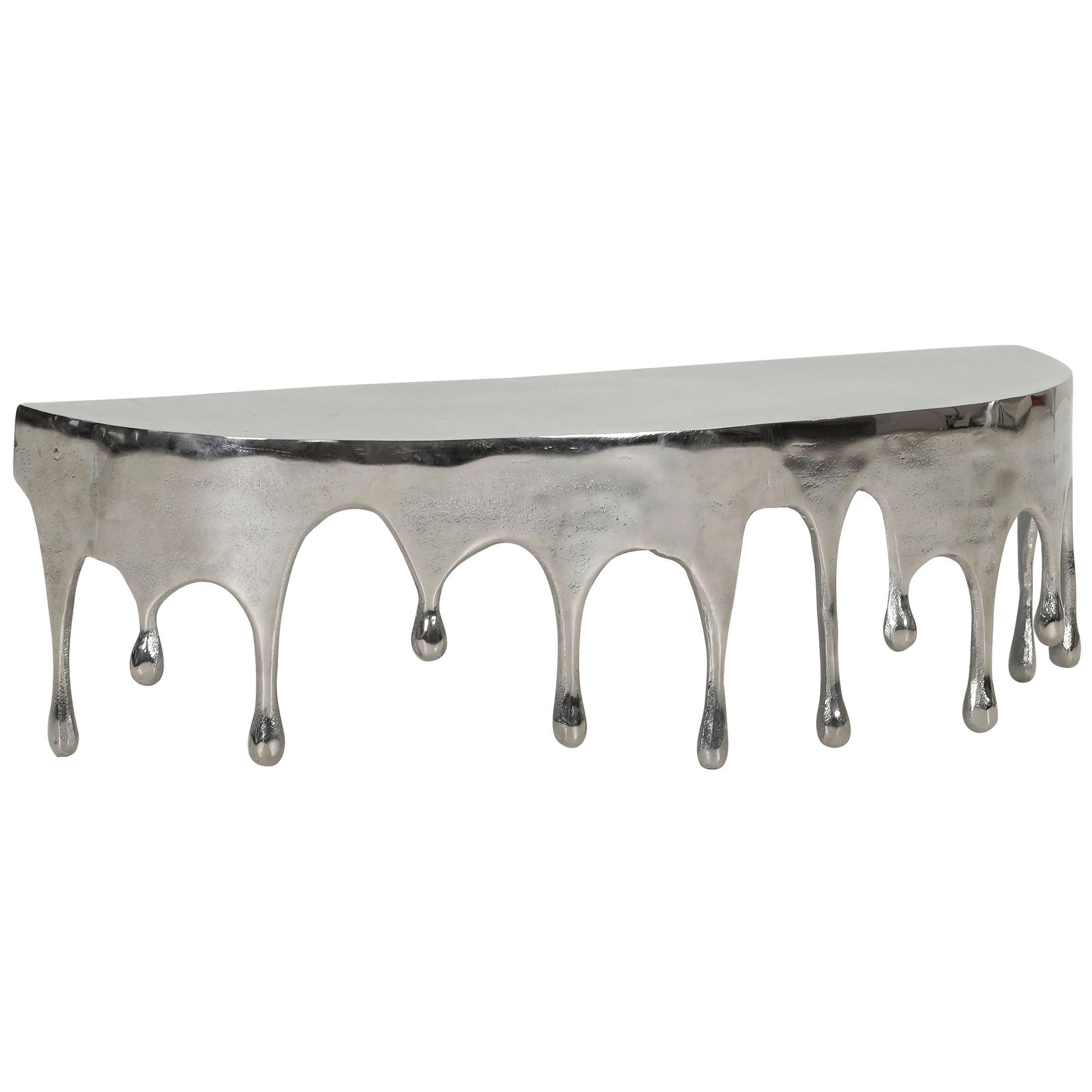 VÄGGHYLLPLAN 90/27/34 cm  - silver, Modern, metall (90/27/34cm) - Ambia Home