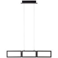 LED-HÄNGELEUCHTE Ranut 80,5/12/120 cm  - Schwarz, Design, Kunststoff/Metall (80,5/12/120cm) - Brilliant