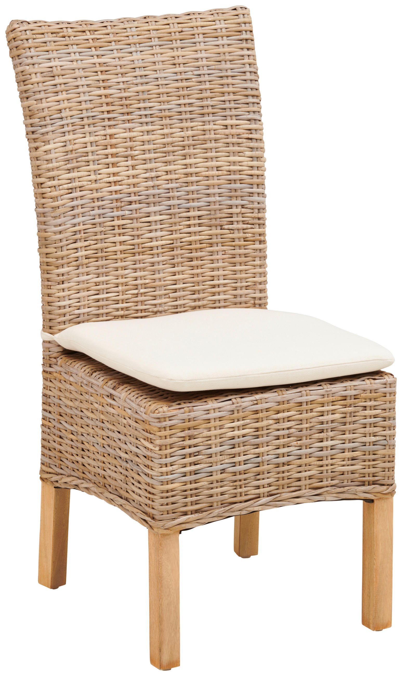 STUHL - Grau, MODERN, Holz (50/105/63cm) - Livetastic