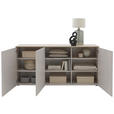 SIDEBOARD  in 181,7/89/43 cm  - Kaschmir/Eichefarben, Design, Holzwerkstoff/Kunststoff (181,7/89/43cm) - Voleo