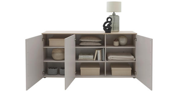 SIDEBOARD  in 181,7/89/43 cm  - Kaschmir/Eichefarben, Design, Holzwerkstoff/Kunststoff (181,7/89/43cm) - Voleo