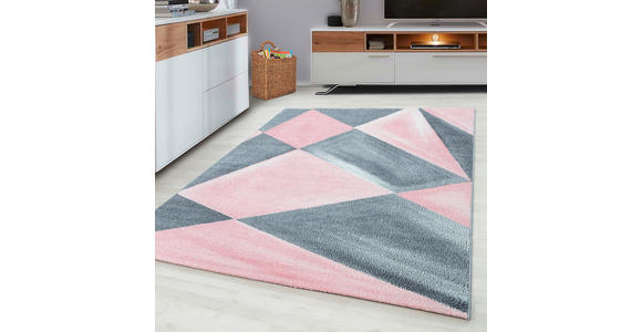 LÄUFER 80/250 cm Beta Rosa - Rosa, Basics, Textil (80/250cm) - Novel