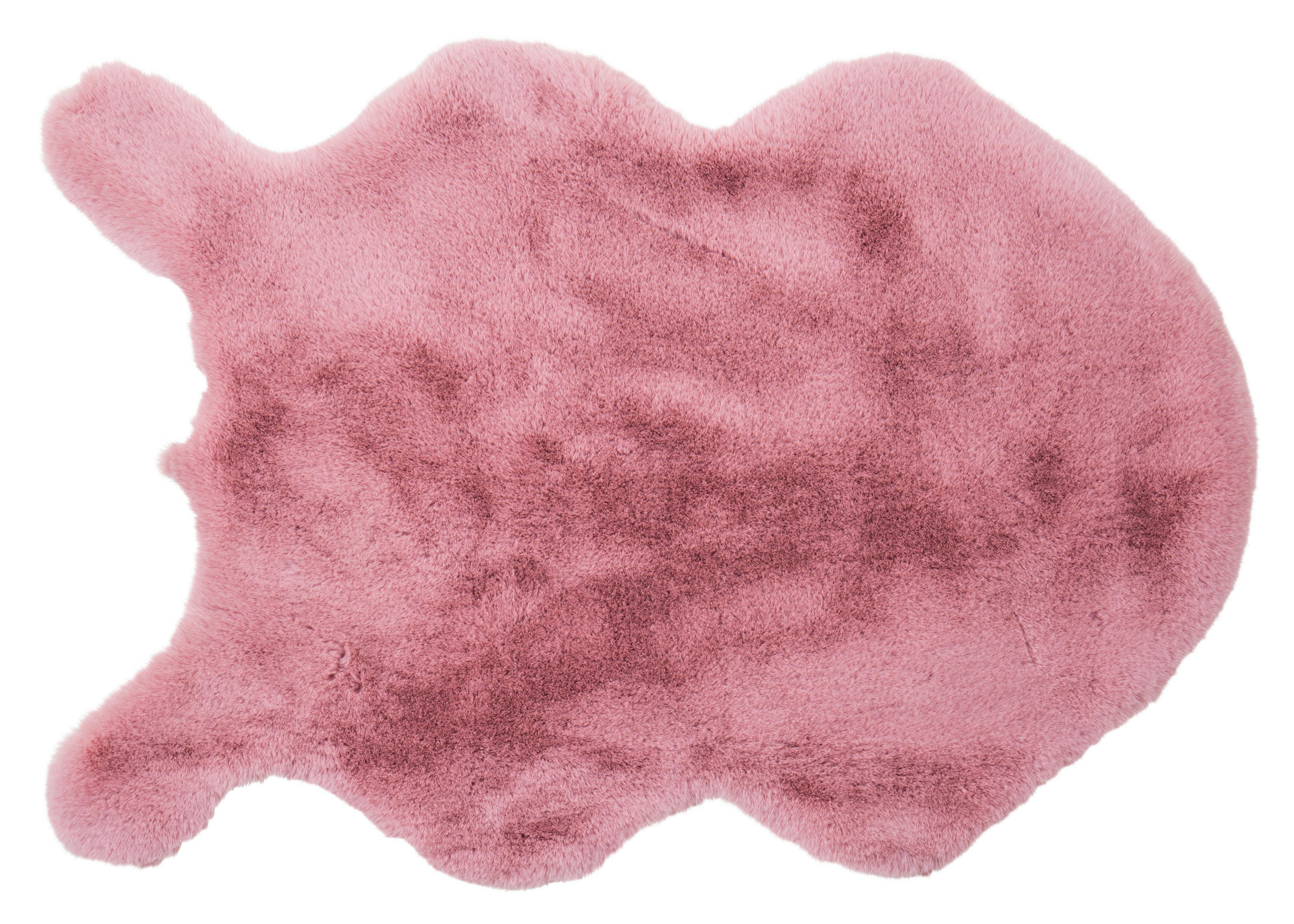 UMĚLÁ KOŽEŠINA, 55/80 cm, růžová - růžová, Basics, textil (55/80cm)