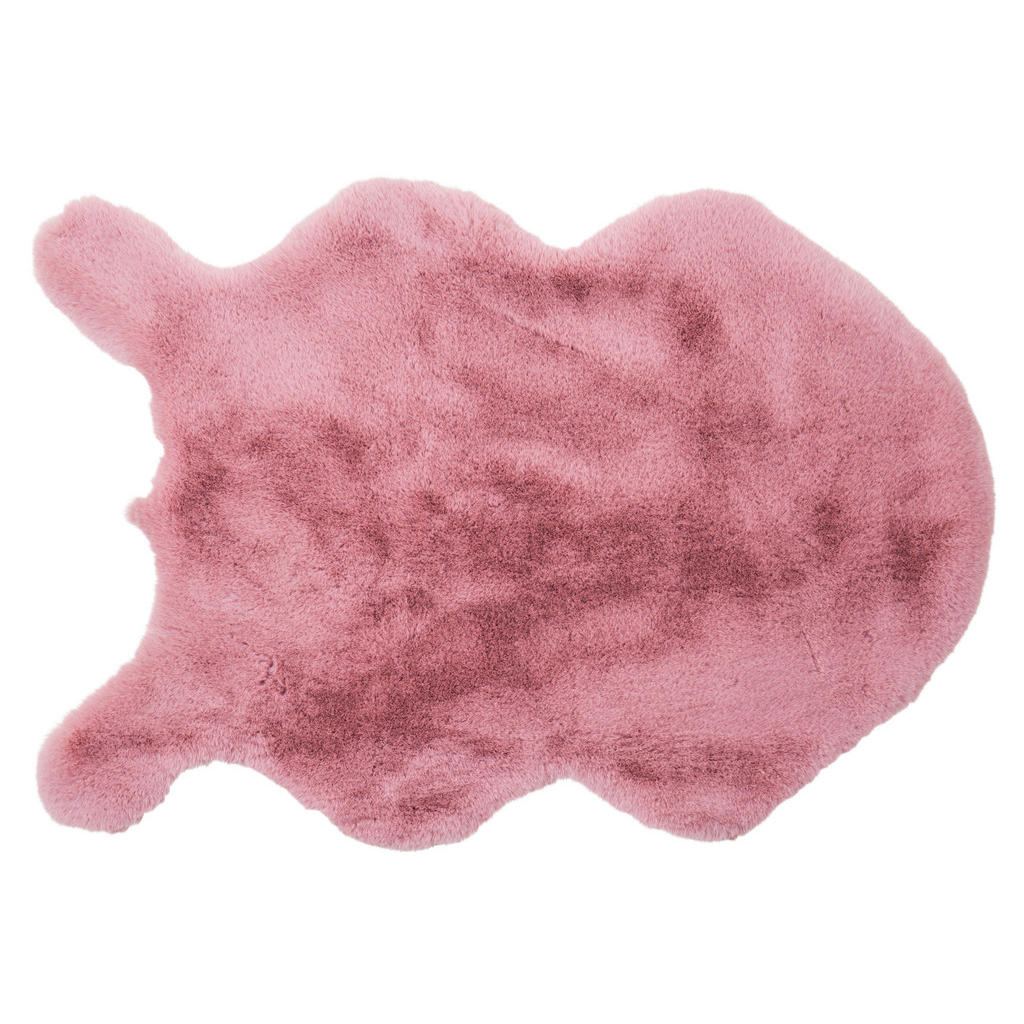 UMELÁ KOŽUŠINA, 55/80 cm, ružová