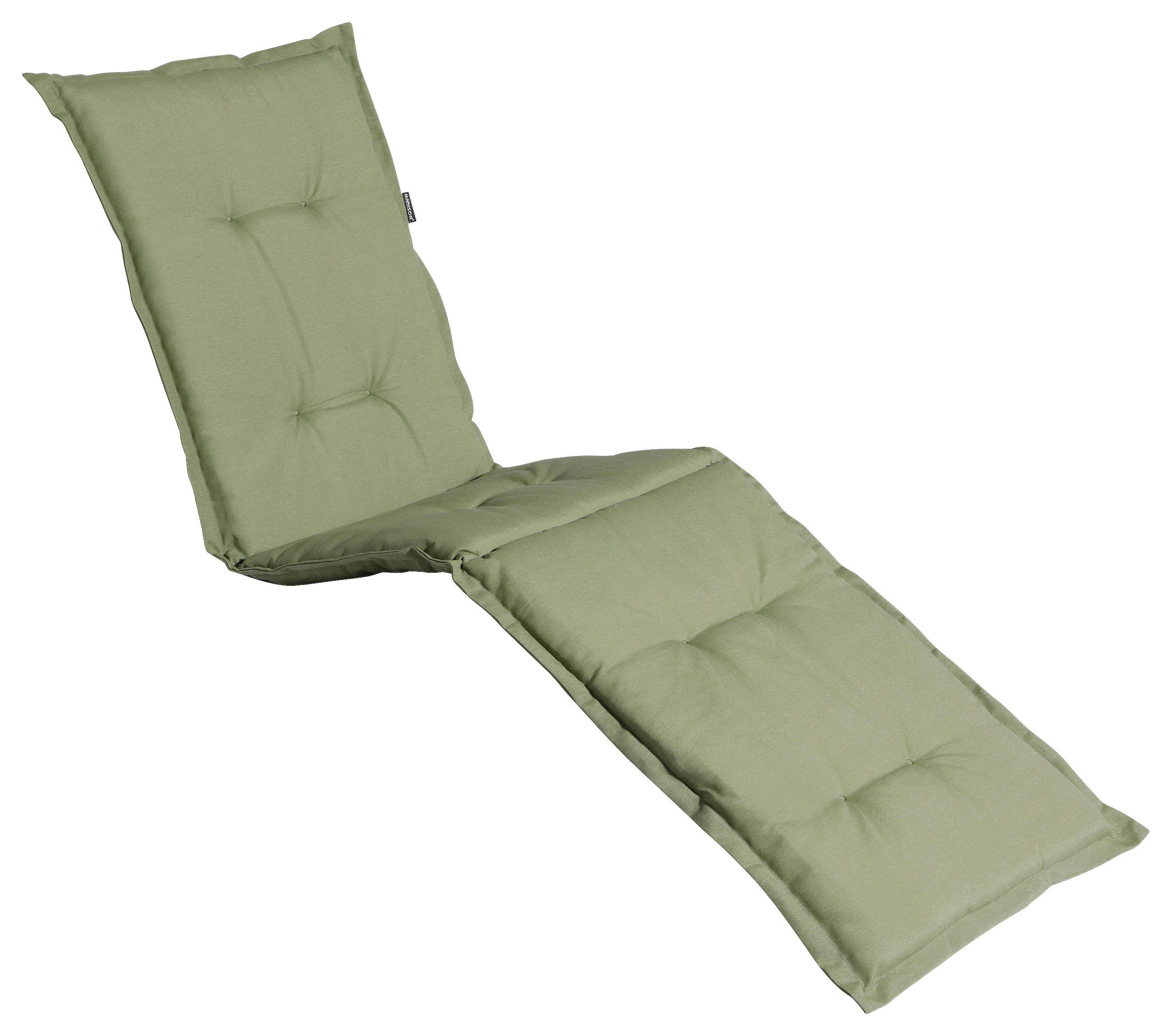 LIEGENAUFLAGE Uni  - Salbeigrün, Basics, Textil (60/200cm)