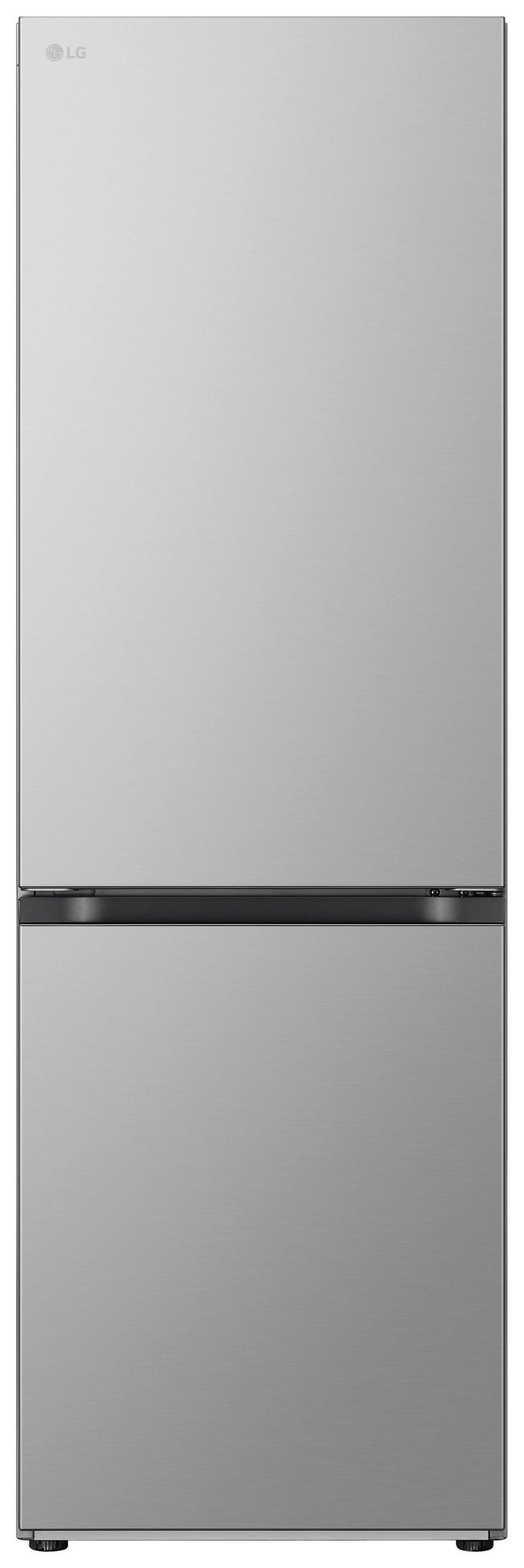 KÜHL-GEFRIER-KOMBINATION 59.5/186/67.5 cm GBV3100CPY  - Silberfarben, Trend, Glas/Kunststoff (59.5/186/67.5cm) - LG