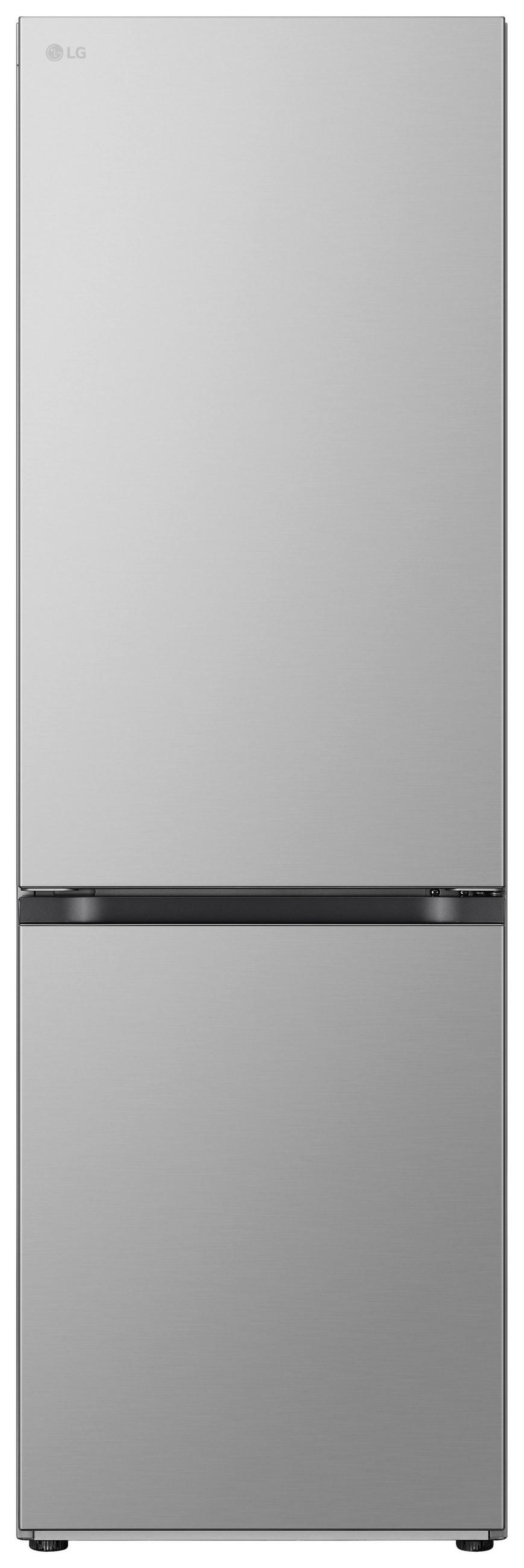 KÜHL-GEFRIER-KOMBINATION 59.5/186/67.5 cm GBV3100CPY  - Silberfarben, Trend, Glas/Kunststoff (59.5/186/67.5cm) - LG