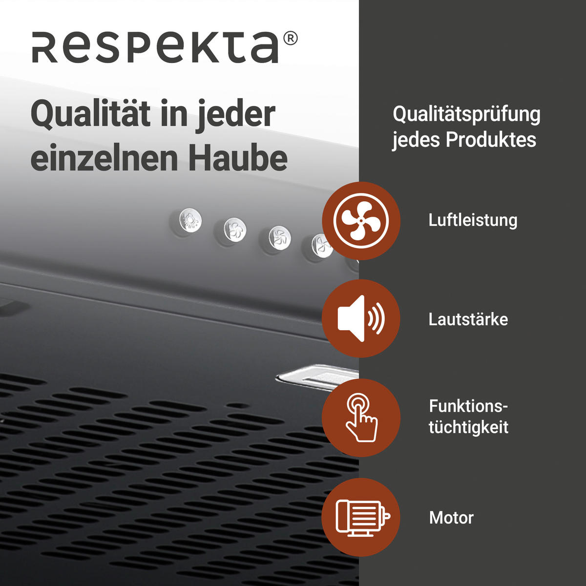 DUNSTABZUGSHAUBE CH600SC-19  - Schwarz, Trend, Metall (60/8/46,5cm) - Respekta