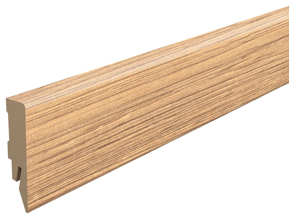 SOCKELLEISTE Wildeiche braun Braun  - Braun, KONVENTIONELL, Holzwerkstoff (240/1.4/5.8cm) - Egger Holzwerkstoffe