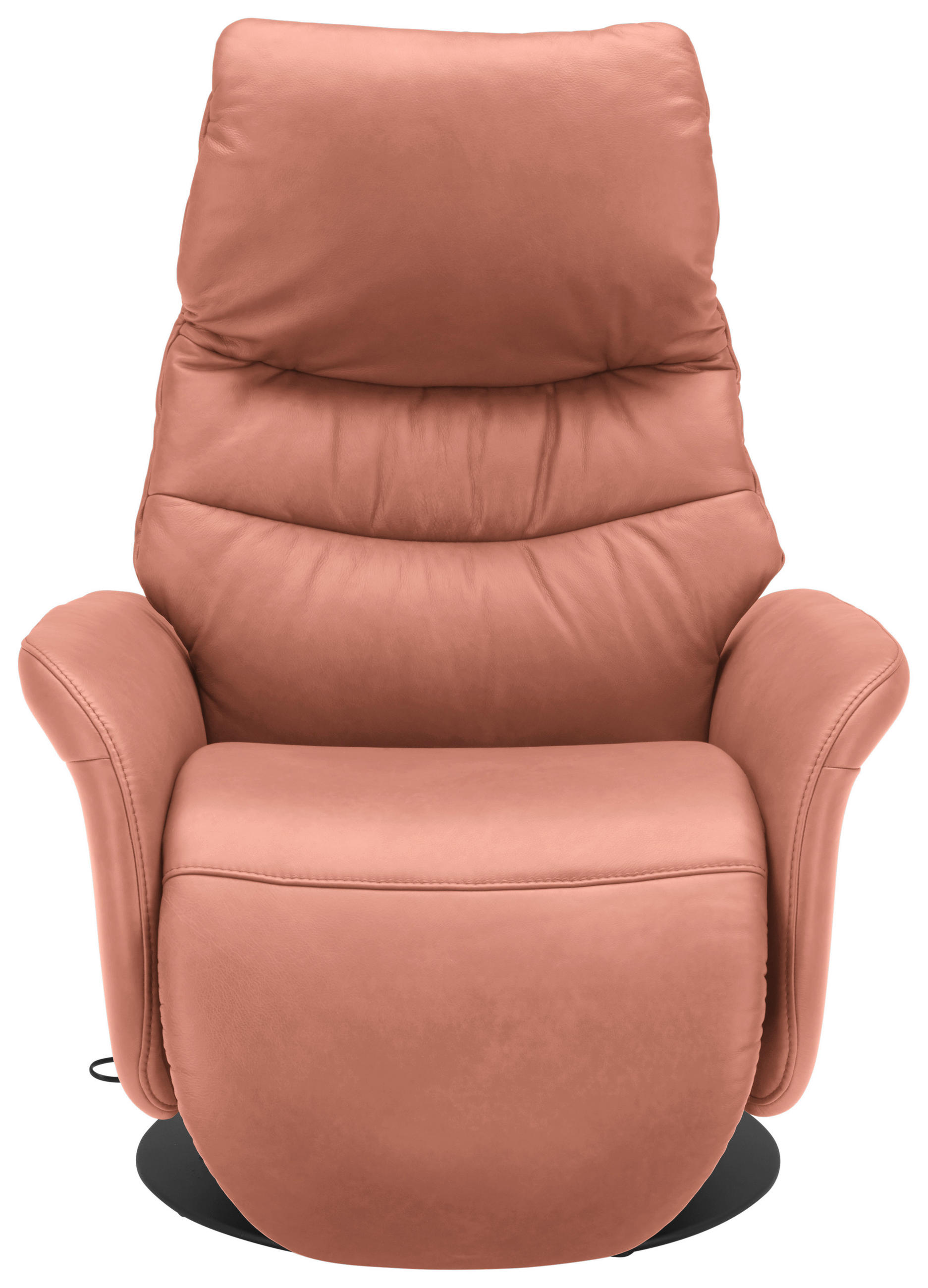 RELAXSESSEL in Leder Koralle  - Koralle/Anthrazit, Design, Leder/Metall (78/111/85cm) - Himolla Komfortklass