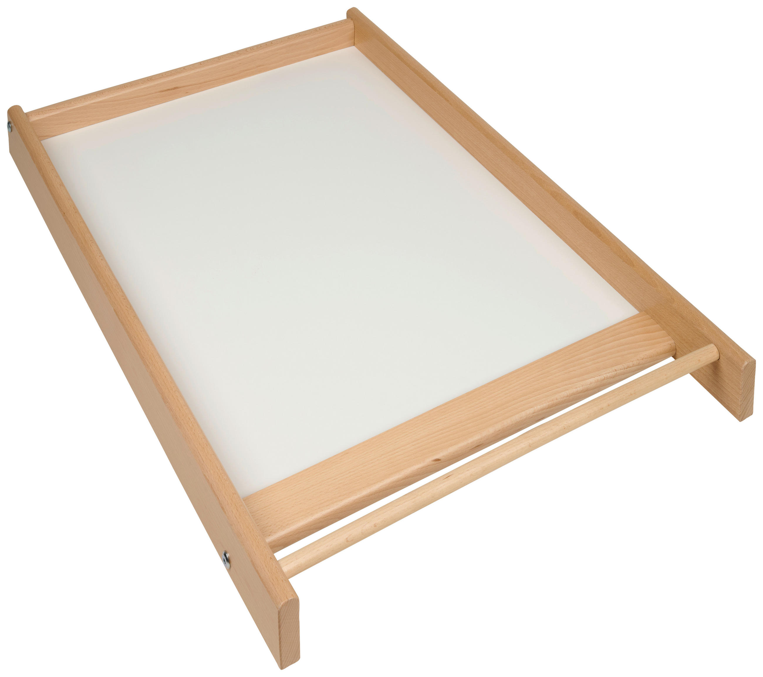WICKELPLATTE  - Weiß Hochglanz/Buchefarben, Basics, Holz/Kunststoff (83/13/54cm) - My Baby Lou