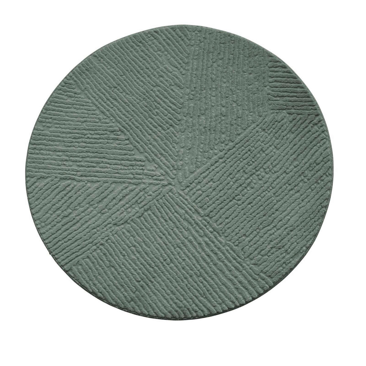 WEBTEPPICH 120 cm Stilo Hellgrün rund  - Hellgrün, Basics, Textil (120cm) - Novel