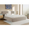 POLSTERBETT 180/200 cm,  in Taupe, gepolstertes Kopfteil, Lattenrost, Bettkasten,  - Taupe/Schwarz, Design, Holz/Textil (180/200cm) - Chameo