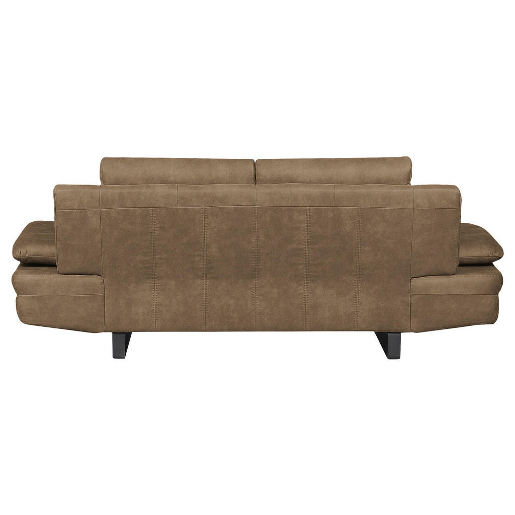 Thumbnail - Mid.you 2-Sitzer-Sofa, Schlamm, Textil, 198x78x88 cm, Made in EU, Rücken echt, Armteil links, rechts, Wohnzimmer, Sofas ...