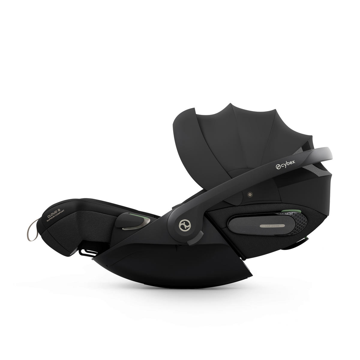 BABYSCHALE  Cloud S Sepia Black  - Schwarz, Basics, Kunststoff/Textil - cybex PLATINUM