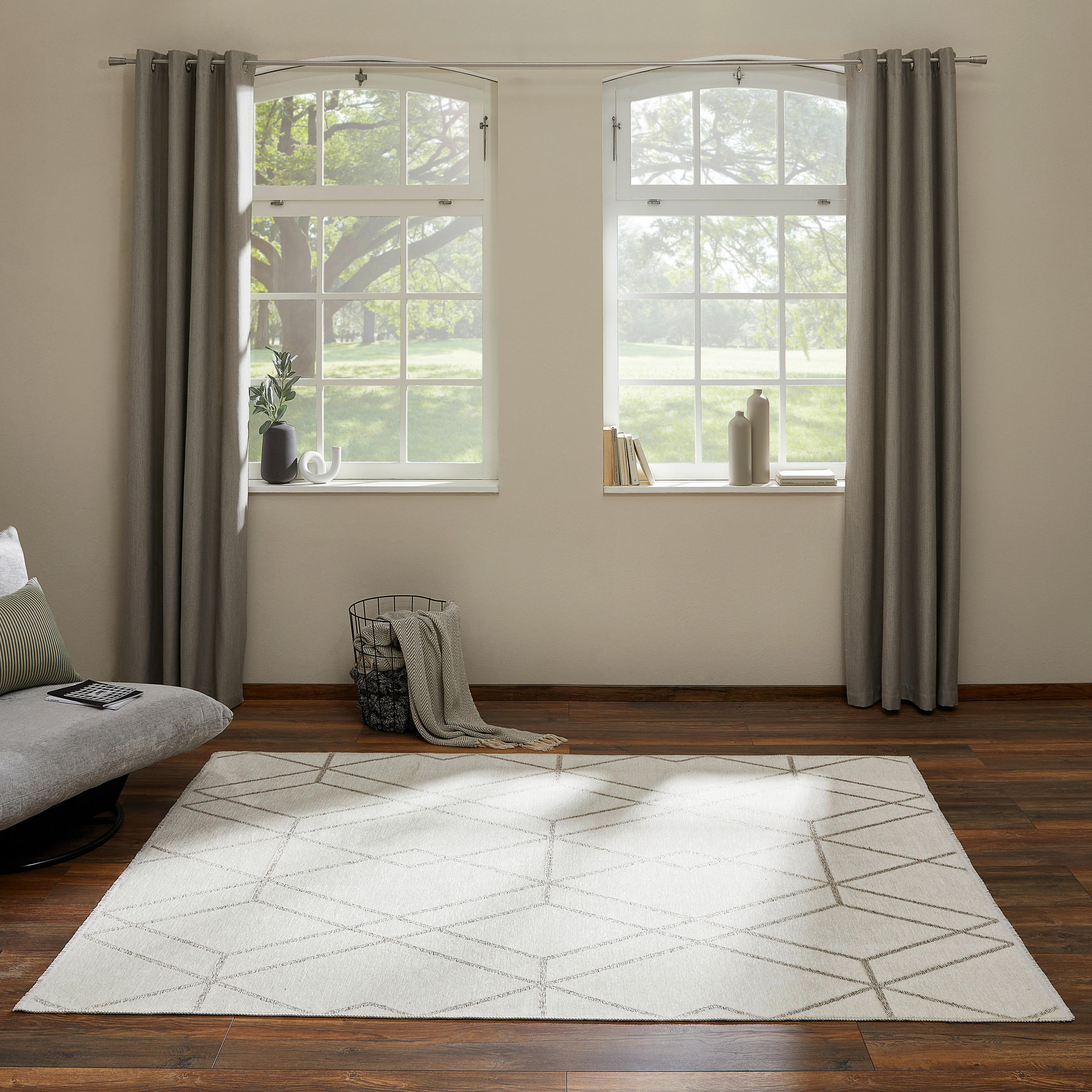 Novel KOBEREC TKANÝ NA PLOCHO, 120/170 cm, béžová