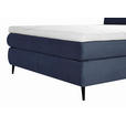 BOXSPRINGBETT 180/200 cm  in Blau  - Blau/Schwarz, Trend, Holz/Textil (180/200cm) - Esposa