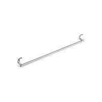 HANDTUCHHALTER 57,1/6/4 cm  - Edelstahlfarben, Basics, Metall (57,1/6/4cm) - HKT