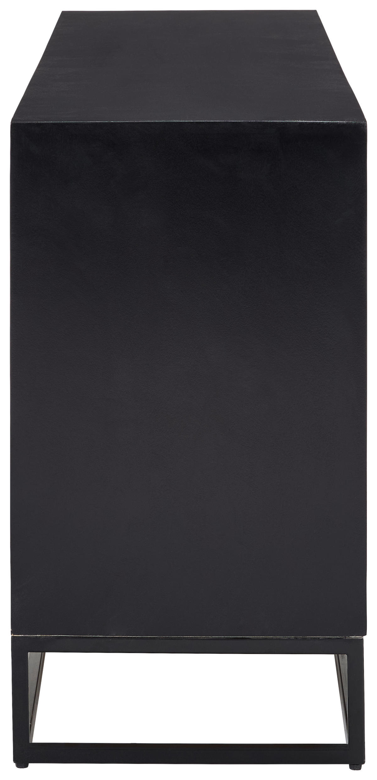 SIDEBOARD  160/78/42 cm  - Goldfarben/Schwarz, Design, Holz/Metall (160/78/42cm) - Livetastic