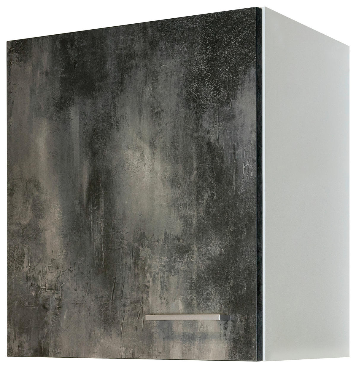 KÜCHENOBERSCHRANK 50/54,8/32 cm  in Weiß, Graubraun  - Graubraun/Alufarben, KONVENTIONELL, Holzwerkstoff/Kunststoff (50/54,8/32cm) - FlexWell