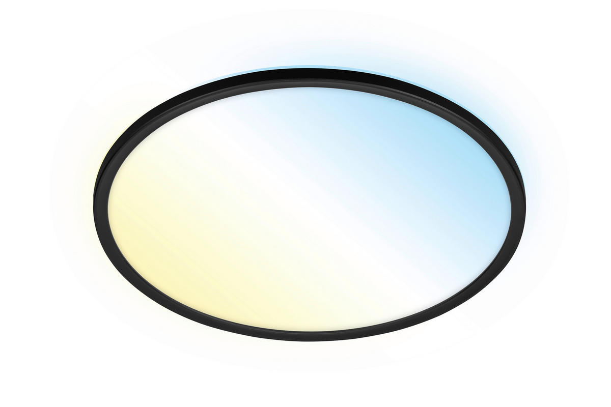 LED-PANEEL 42/2.9 cm   - Schwarz, Design, Kunststoff (42/2.9cm) - Briloner