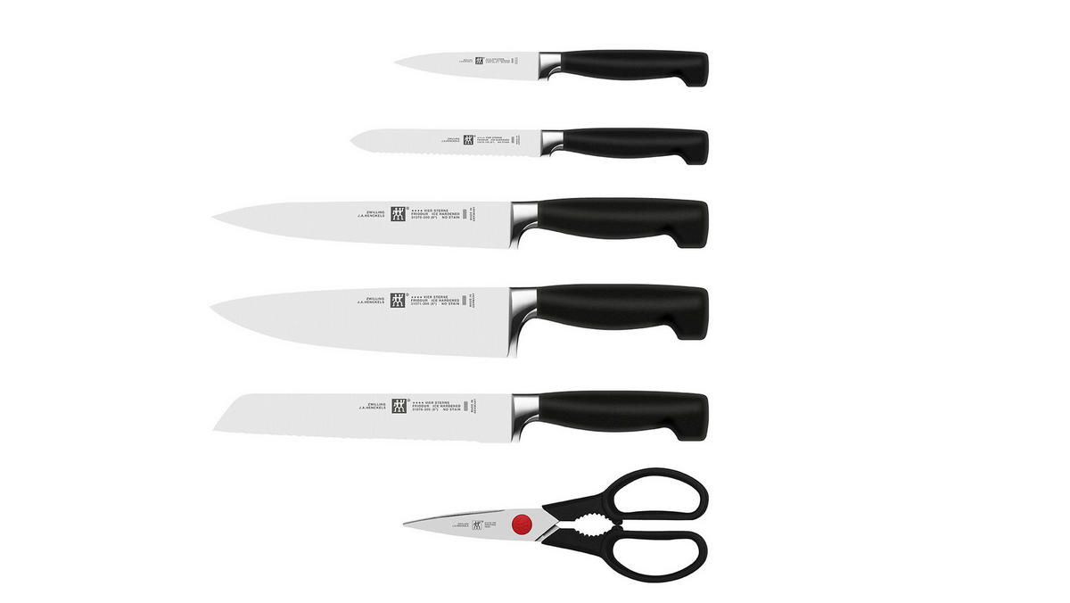 MESSERBLOCK ZW 4* SELBSTSCHÄRFENDER MB 7-teilig  - Eschefarben, Basics, Holz - Zwilling