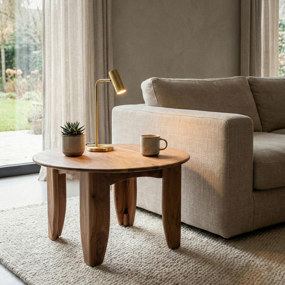 KLUBSKA MIZA, barve akacije  - barve akacije, Design, les (60/36/60cm) - Livetastic