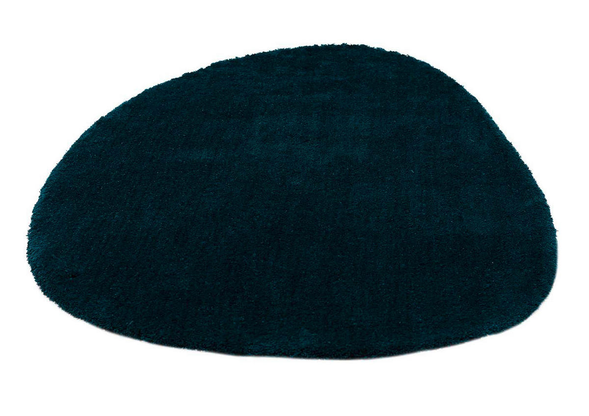 PREPROGA Z VISOKIM FLOROM Cozy  135/200 cm  taftano  barve petroleja  - barve petroleja, Basics, tekstil (135/200cm) - Tom Tailor