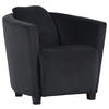 COCKTAILSESSEL Mikrofaser Anthrazit    - Anthrazit/Braun, Design, Holz/Textil (72/72/85cm)