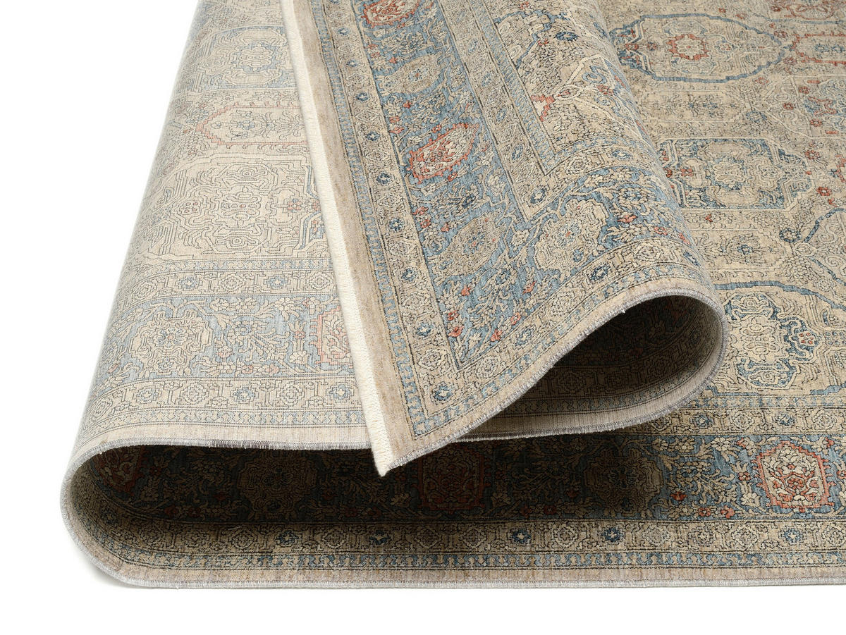 LÄUFER 80/240 cm  - Blau/Grau, Design, Textil (80/240cm) - Cazaris