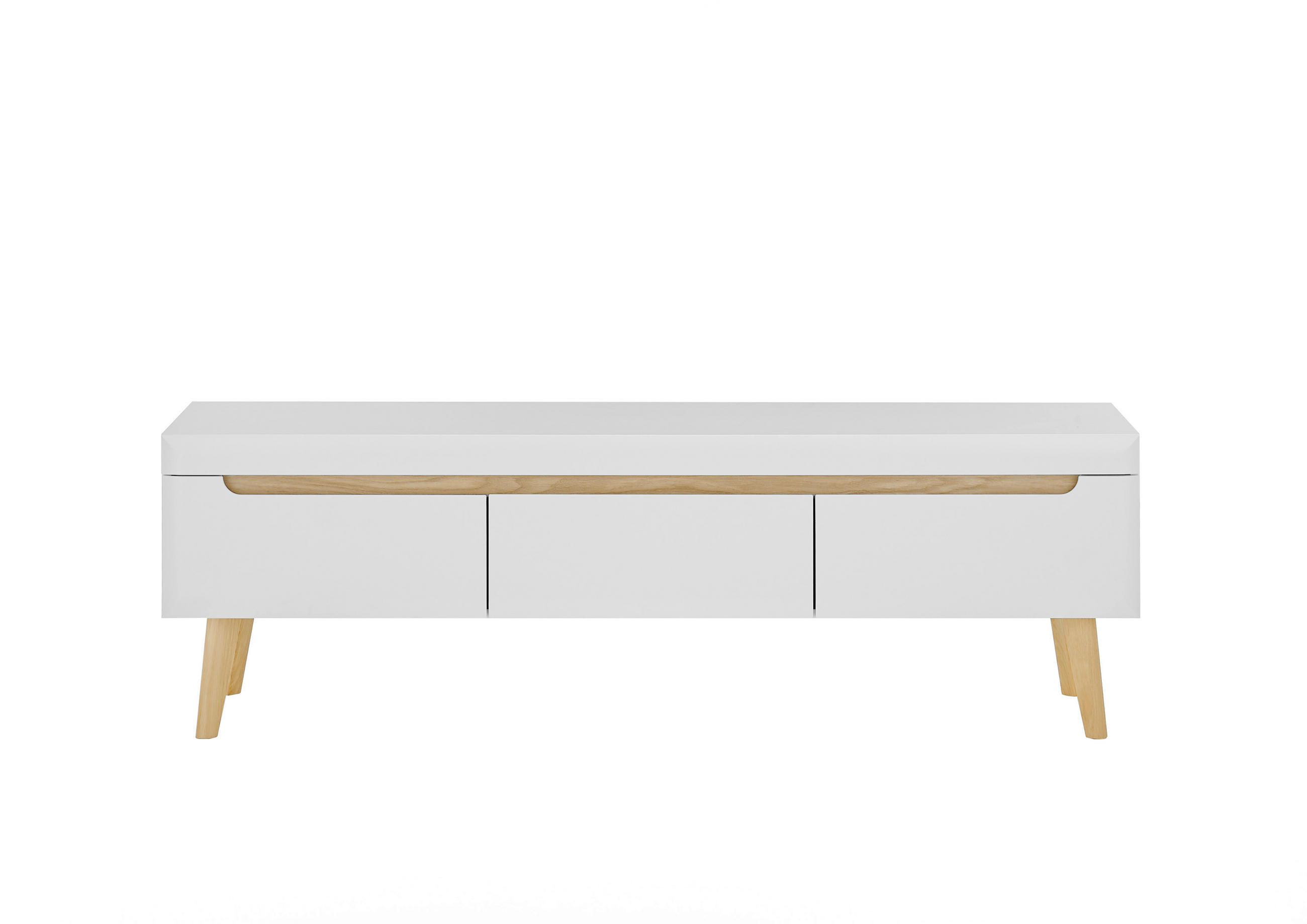 LOWBOARD  in 160/50/40 cm  - Eichefarben/Weiß, Design, Holzwerkstoff (160/50/40cm) - MID.YOU