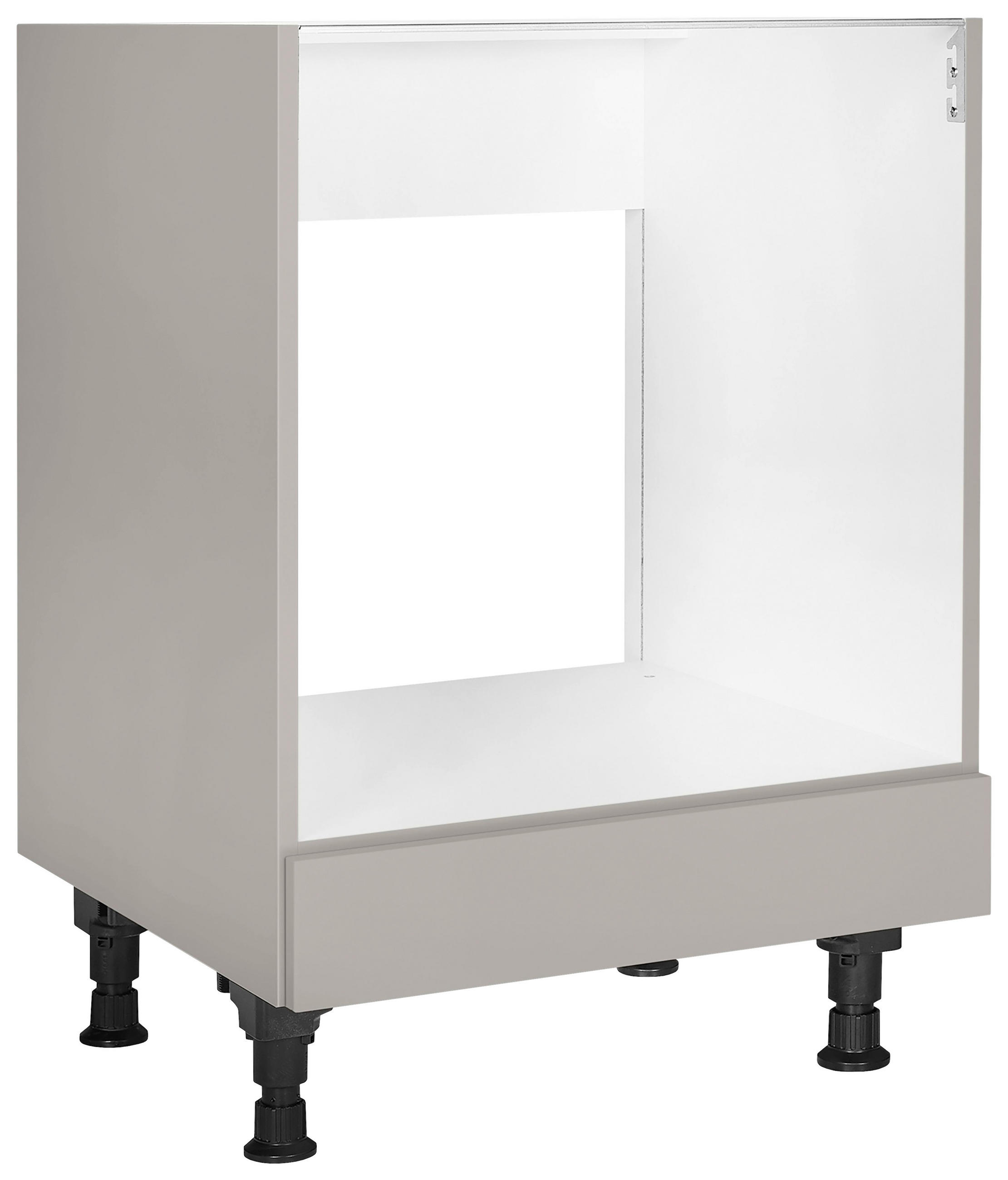 HERDUMBAUSCHRANK 60/87/56 cm  in Grau  - Grau, MODERN, Holzwerkstoff (60/87/56cm) - Nobilia