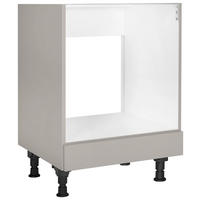 HERDUMBAUSCHRANK 60/87/56 cm  in Grau  - Grau, MODERN, Holzwerkstoff (60/87/56cm) - Nobilia