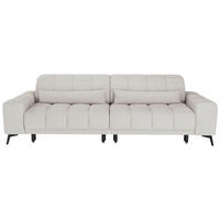 BIGSOFA Chenille Grau  - Schwarz/Grau, MODERN, Textil/Metall (300/112/121cm) - Xora