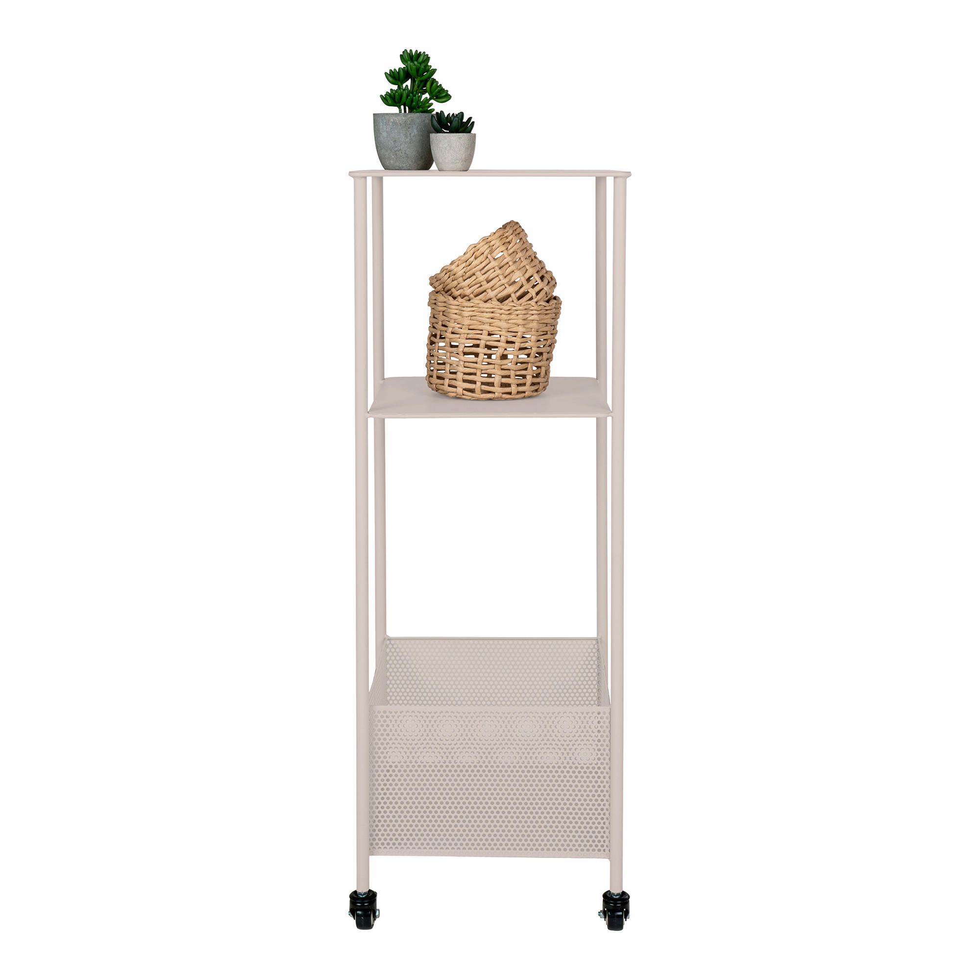 RULLVAGN in beige  - beige, Design, metall (35/106/35cm)