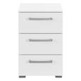 NACHTSCHRANK 40/61/42 cm  - Edelstahlfarben/Alufarben, Basics, Holzwerkstoff/Kunststoff (40/61/42cm) - Xora