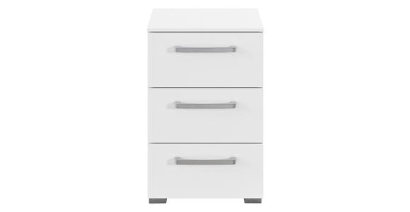 NACHTSCHRANK 40/61/42 cm  - Edelstahlfarben/Alufarben, Basics, Holzwerkstoff/Kunststoff (40/61/42cm) - Xora