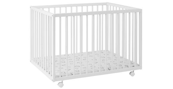 LAUFGITTER 100/75/68 cm - Weiß, Basics, Holz/Kunststoff (100/75/68cm) - My Baby Lou
